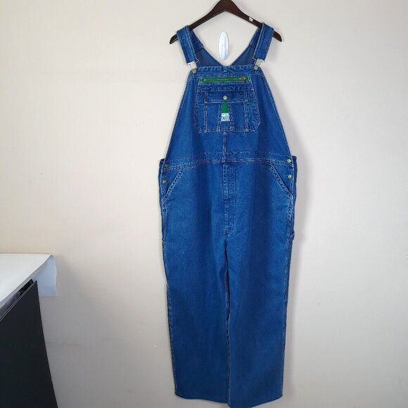 Men's Blue Denim Overalls - Picture 1 of 12